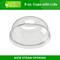 Clear Plastic Cups with Lids - 9 oz Disposable Cups for Ice Coffee, Bubble Boba Tea, Cold Drinks, Smoothies - Pack of 50